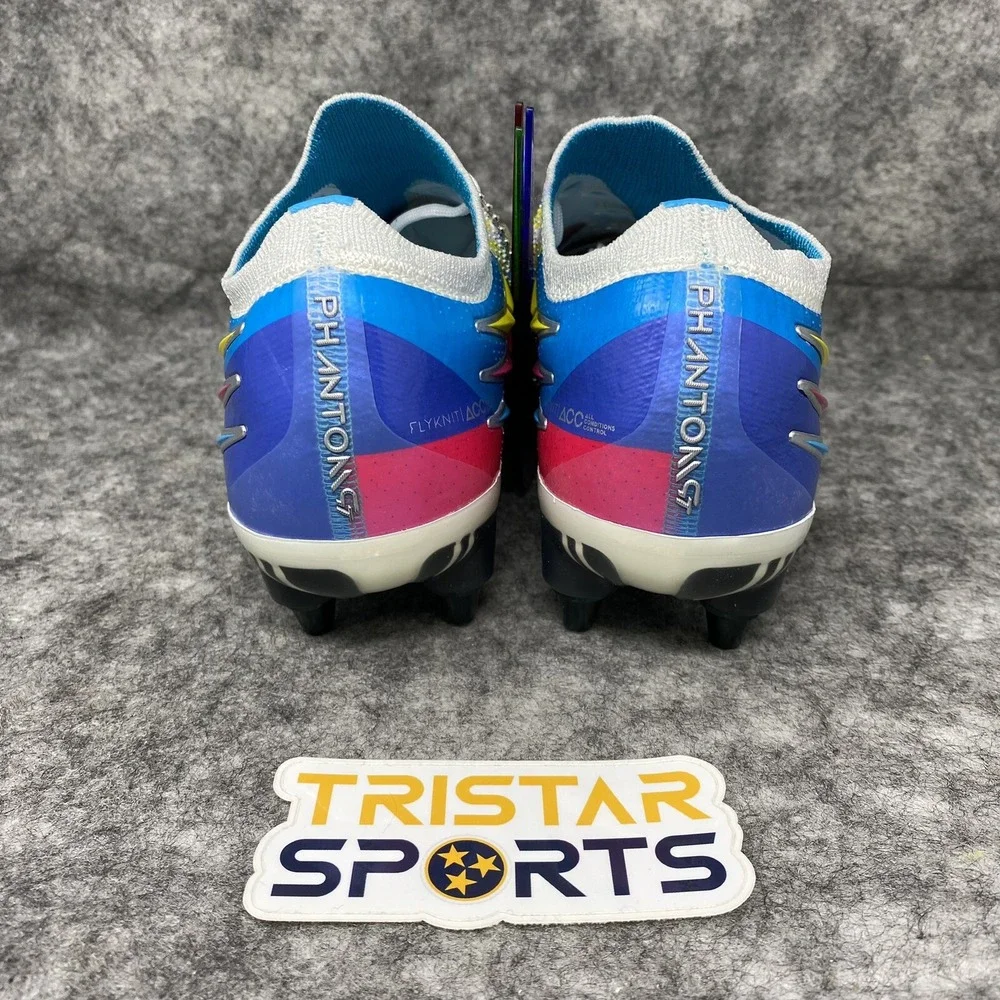 Nike Phantom GT Elite 3D SG Pro Soccer Cleat Mens 4 White Blue DJ0941-468 Bosnia